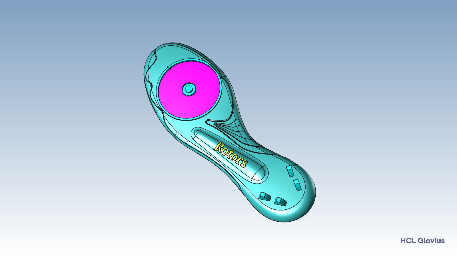 Rotors Full Sole 3D CAD Model